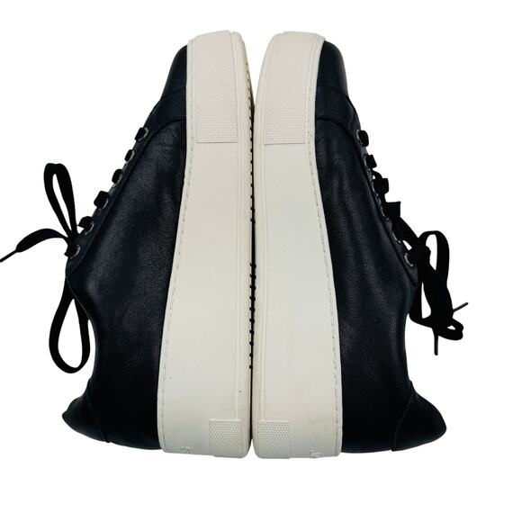 J/SLIDES Black and White Platform Sneakers - Picture 6 of 10